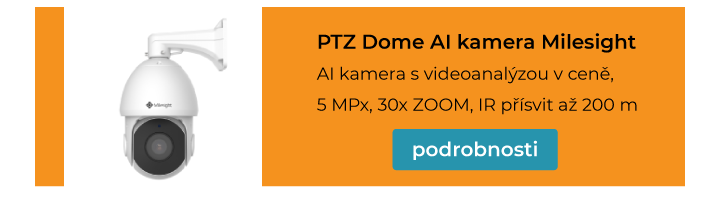 AI kamera PTZ Dome Milesight