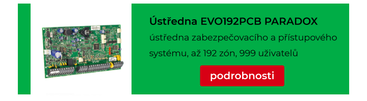 Ústředna zabezpečovacího a přístupového systému