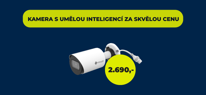 kamera s umělou inteligencí Milesight výhodně