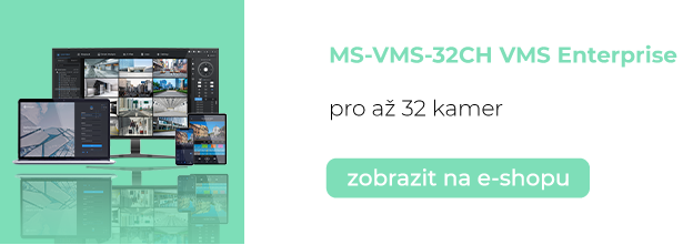 VMS Enterprise pro 32 kamer video dohled chytrá analýza videa