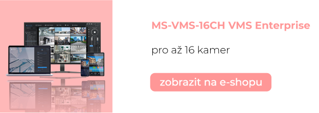 VMS Enterprise pro 16 kamer video dohled chytrá analýza videa