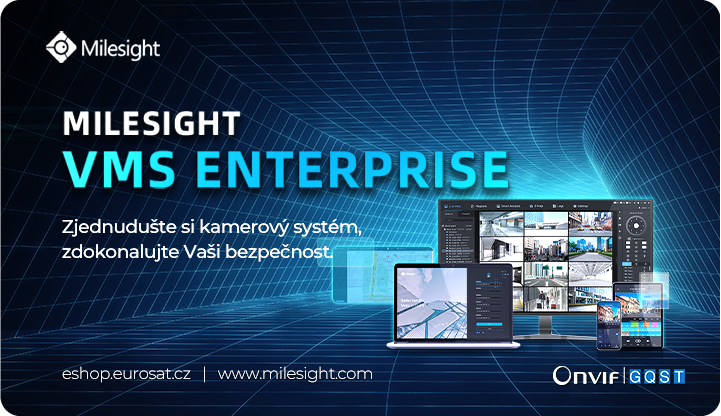 VMS Enterprise Milesight software pro správu videí CCTV