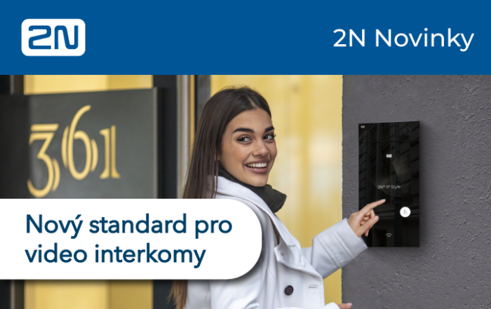 2N IP Style nový video interkom nové technologie vstupní systém dveřní telefon volání u vstupních dveří