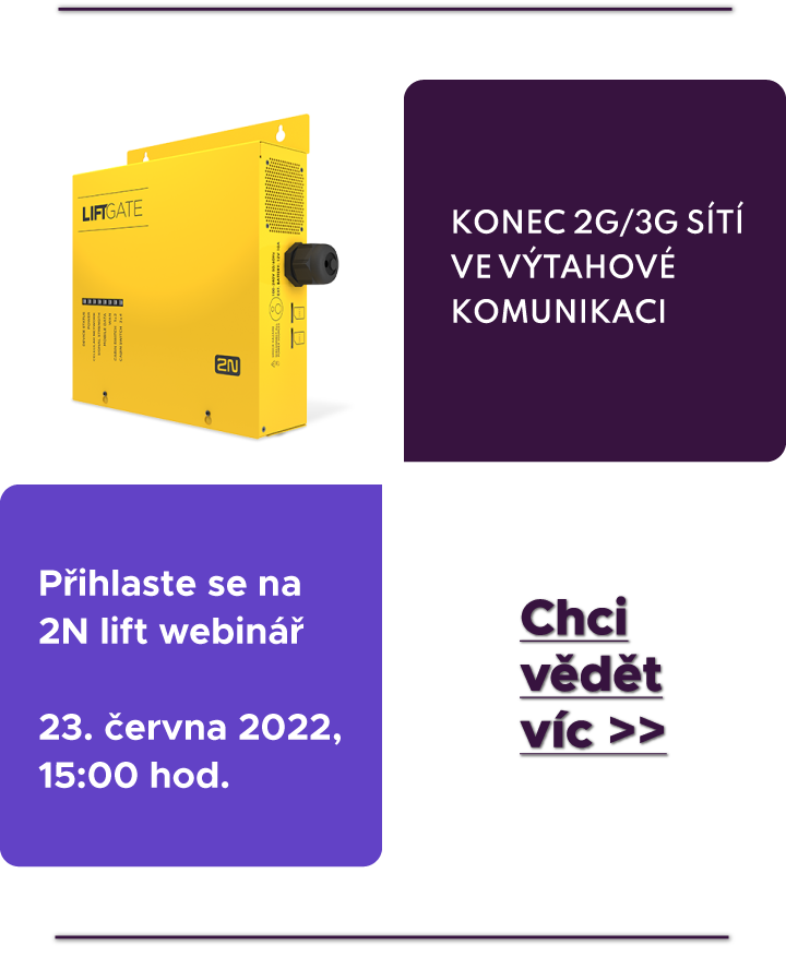 webinář online 2N novinky výtaháři novinky výtahové komunikace