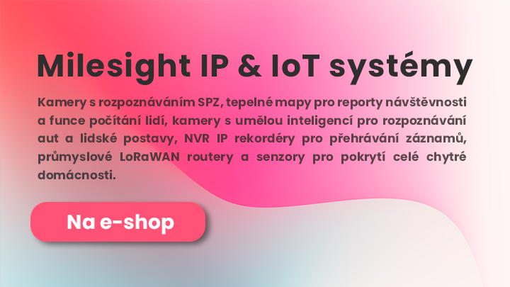 Milesight česká republika koupit on-line e-shop CCTV IP kamerový systém 