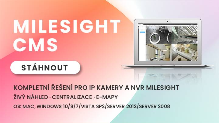 Milesight CMS software pro správu videa monitorování CCTV 