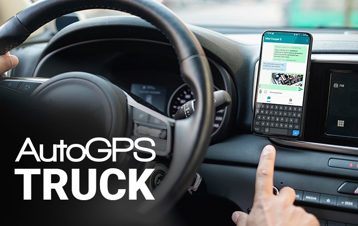 AutoGPS TRUCK - snadná komunikace s řidičem