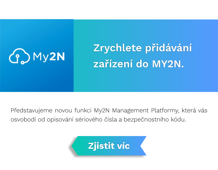 nove My2N integrace rychlejsi pridavani 2N technologie interkomy telekomunikace zvonky do budov zabezpeceni residencnich objektu eshop eurosat