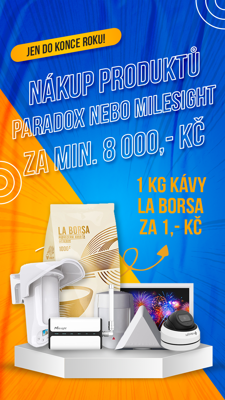 paradox milesight promo akce kava zdarma kafe jako darek eshop Eurosat CS