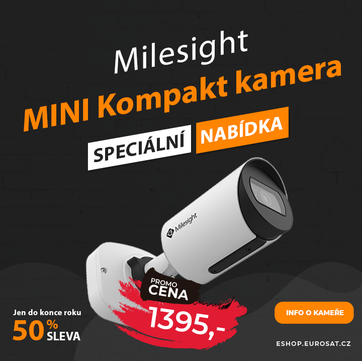 zabezpecovaci system Paradox detektory promo akce produkty Milesight kamera sleva 50 %