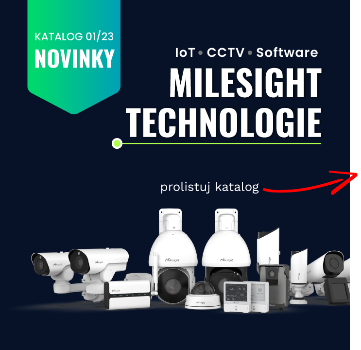 IoT a CCTV IP systém Milesight eshop Eurosat CS koupit online kredity slevy kamery levně velkoobchod zabezpečovací technika LoRaWAN
