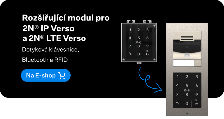 modul pro IP Verso 2N telekomunikace přístup do budovy mobilem