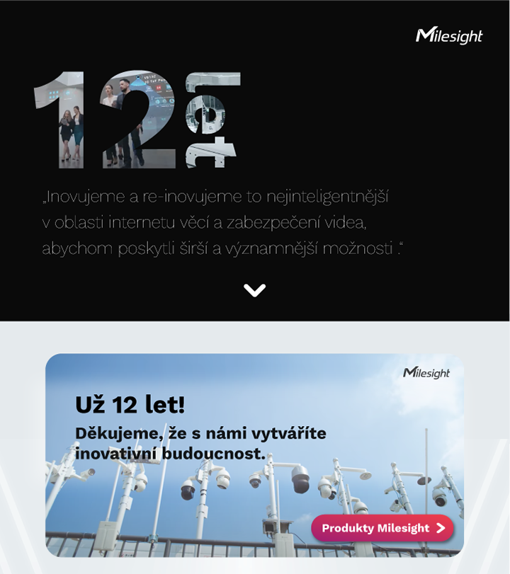 síťové kamery kde koupit CCTV Milesight senzory a zabezpečení