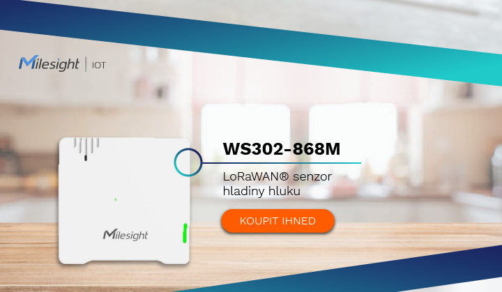 LoRaWAN senzor hluku Milesight