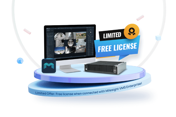 VMS Enterprise Milesight licence zdarma management video dohled IP kamer třetích stran i Milesight 