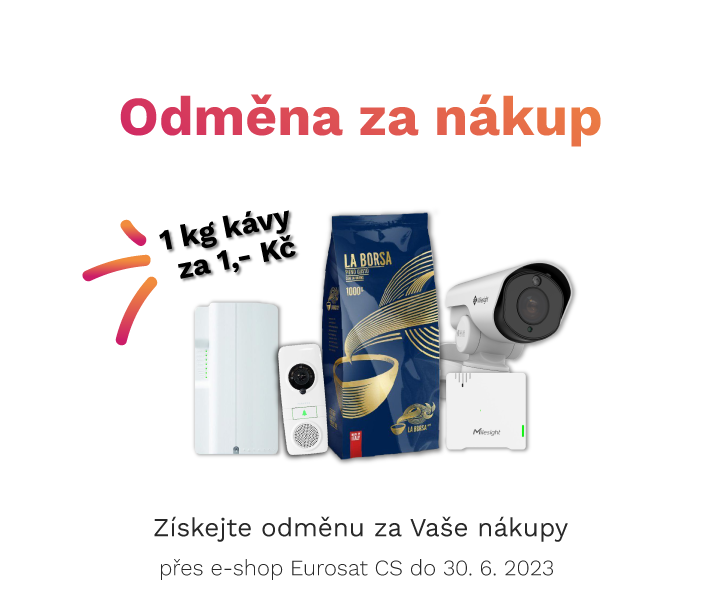 odměny za nákupy přes e-shop Eurosat CS kilo kávy dárek