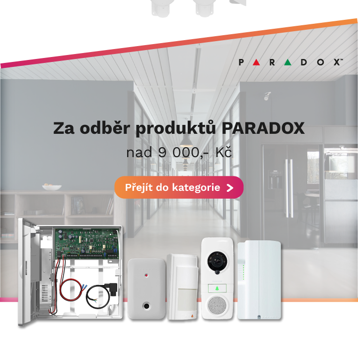 odměna za nákup Paradox e-shop Eurosat CS dárek zabezpečovací prvky