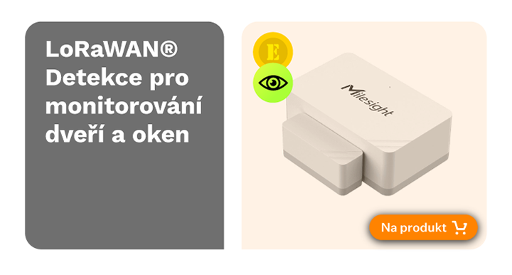 LoRaWAN detektor pro monitorování dveří a oken