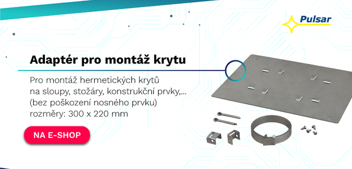 adaptér pro montáž krytu sada montážní na sloupy Pulsar