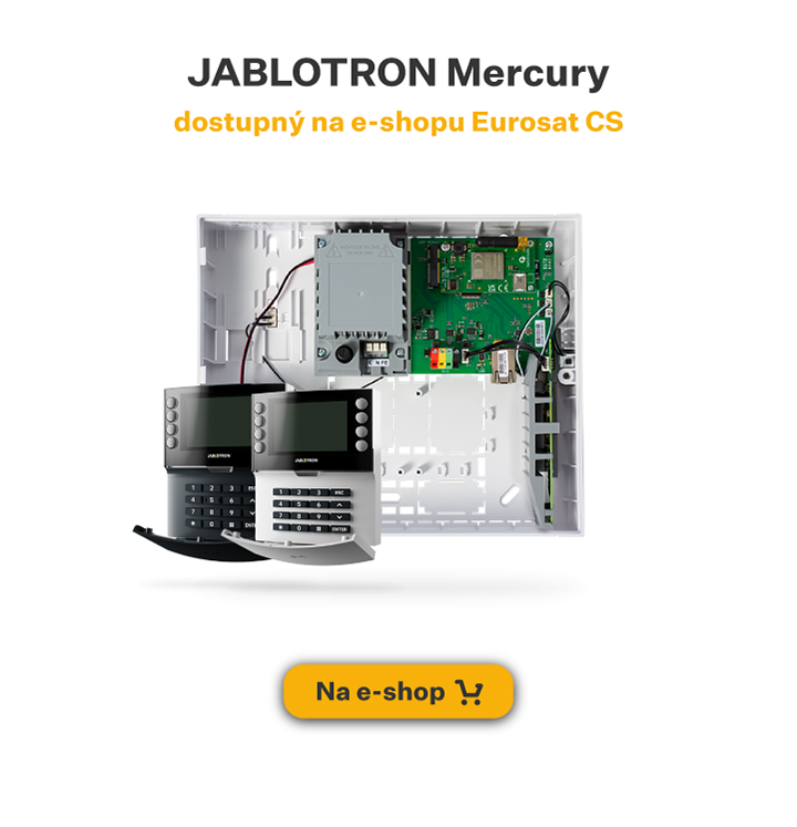 jablotron mercury novinky koupit online eshop Eurosat CS