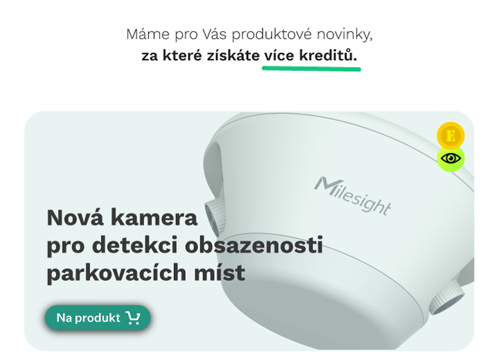 Milesight parkovaci kamera pro asystenci