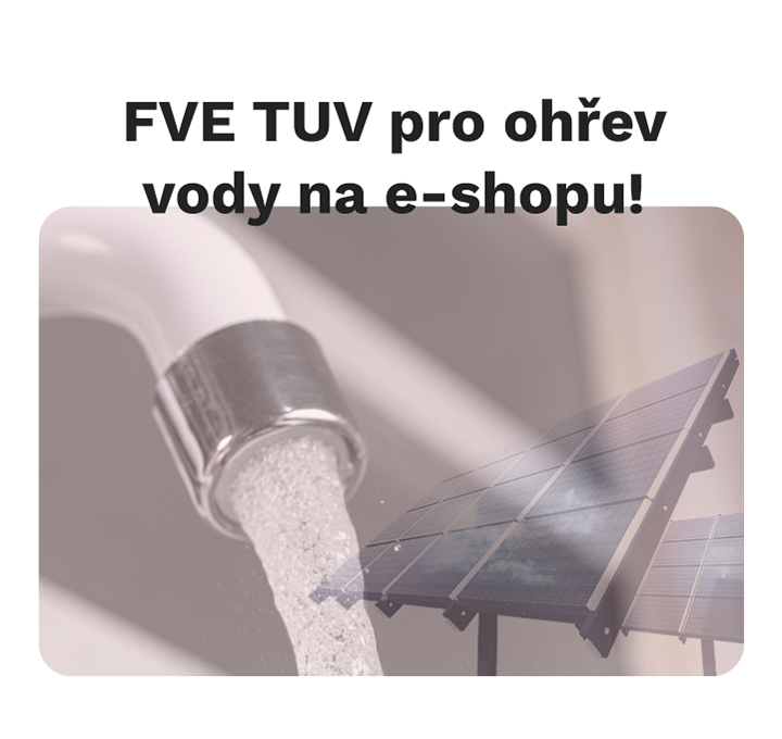 FVE TUV pro ohřev vody fotovoltaikou